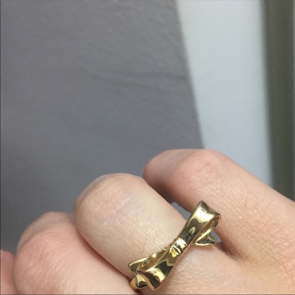 Kate spade bow ring, bow earrings and bangle - Picture 3 of 7